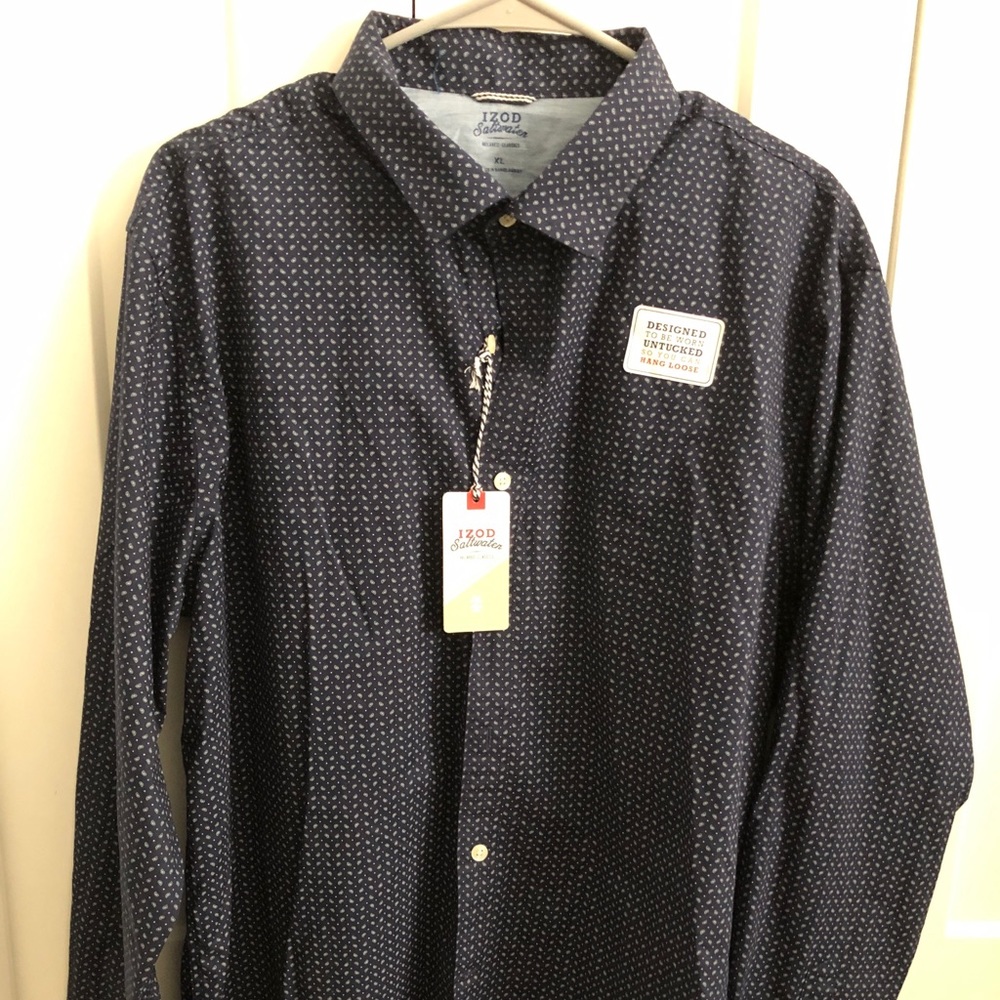 Mens XL Izod Dress Shirt